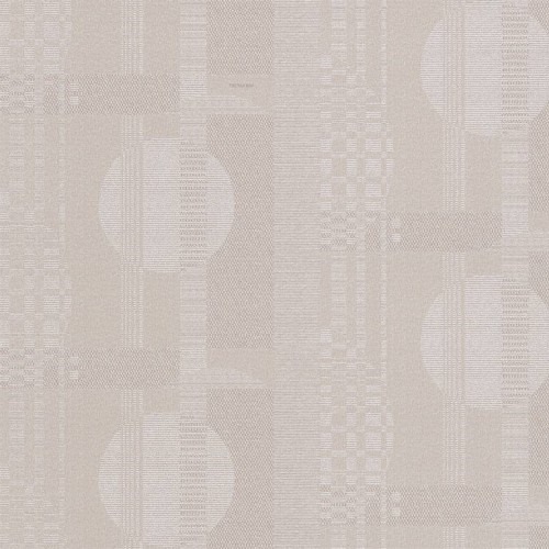 Patterned Wallpaper Light Brown with Beige, 10m x 1.06m, Model 5839 | Balbaid Decor Company