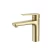 Washbasin Faucet, Brand Pluto, Matte Gold Color