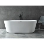  Pluto Portable Bathroom Bathtub White Color, Size 150×72×58 cm
