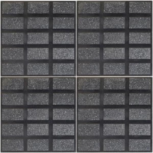 بلاط موزايكو مقاس 40×40 سم لون أسود 111 | الحسنية للبلاط والانترلوك