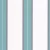 British Striped Wall Covering Size 10m x 0.53m, White with Turquoise Color, Model 32440