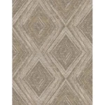Spanish Wallpaper Beige Color Geometric Design, Size 10mx0.53 m, Model 1100-4