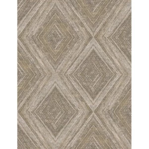 Spanish Wallpaper Geometric Design Beige Color, Size 10m x 0.53m, Model 1100-4 | Balbaid Decor Company