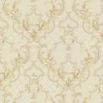 ورق جداري ايطالي مقاس 10 م×0.73 م، لون بيج شاحب، موديل 27068