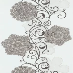 German Wallpaper, Grace Design, white Color, Dimensions 0.5×10.0 m, Item Number 5747-15