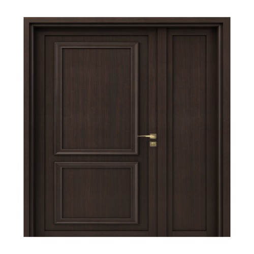 Durable Wood Door and a Half 160×235 cm, Dark Brown | EXO2