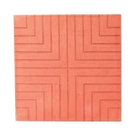 Decorative Cement Tiles For Walls, Size 40x40 cm, Height 4 cm, Light Red Color | Al-Sarif Company