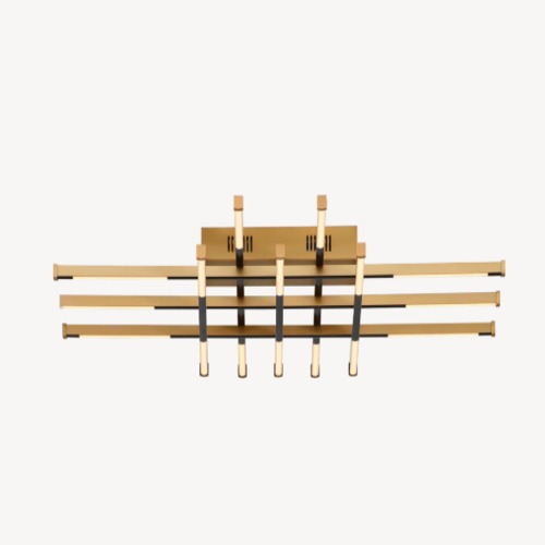 Contemporary LED Chandelier 71x71x95 cm, Golden Color | Abyat Company