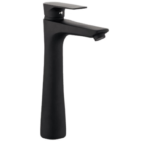 Automatic High Washbasin Faucet Brass, Black | Al Muhaidib Sanitary and Ceramic