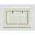 Double Directional Switch Size 7x7 cm 16 Amp Art DNA Beige Color