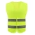 سترة سلامة مزودة بشريطين عاكسين، لون اصفر، وزن 120 جم