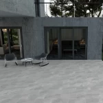 بلاط ارضيات سيراميك سماكة 14 مم مقاس 30×60 سم، لون رمادي | الخزف السعودي