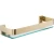 Shower shelf Width 14.3 cm length 40 cm, height 7 cm, golden color