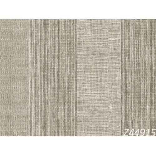 Italian Wall Covering Dark Beige Color, 10m Length, 1.06m Width, Model Z44915 | Balbaid Decor Company