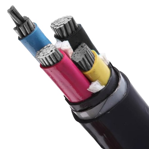 120 sq mm 0.6/1kV Armoured Electrical Cable AL/PVC/STA/PVC, Four Core, Stranded Aluminum, 500 m Length | Bahra Cables