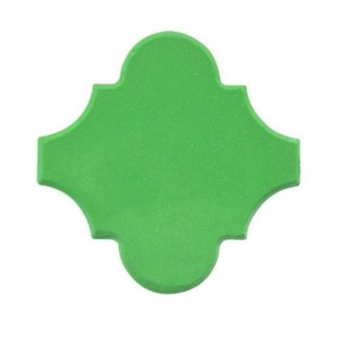 Dana Interlock Paver Tiles 6 cm Height 248×248 mm Light Green | Artic