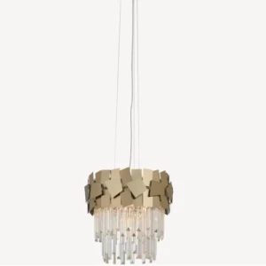 Gold Ceiling Pendant 41x41x154 cm, Modern Design | Abyat Company