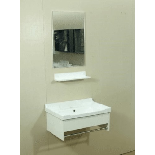 Hanging Ceramic Decorative Washbasin 60×40 cm, White Color | Al Muhaidib Sanitary and Ceramic