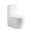 Floor Mounted WC Size 25 cm, Chinese Round Shape, White Color