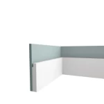 نعلات عالية الجودة فوم PU بيضاء، طول 2.44 متر، ارتفاع 20 سم، سمك 2.5 سم | مصنع زخارف