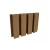 WPC external wall cladding, size 290x21.9x2.6 cm,dark brown color, model K2007