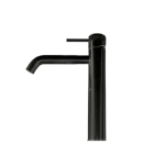 Middle Washbasin Faucet Height 28.7 cm, Depth 16 cm, Black Titanium Color