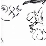 Floral Wallpaper, Length 10 meters, Width 53 cm, White Color 