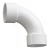 UPVC Elbow 90° [Sappco] Size   Outside Diameter 20 mm White  Color