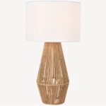 Luxurious Table Lamp, Size 43x35x35 cm, Wheat Color