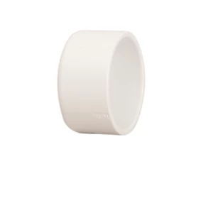 PVC End Cap Schedule 40 ½ inch Height 15.82 mm White Color | Arabian Plastic Manufacturing CO.(APLACO)