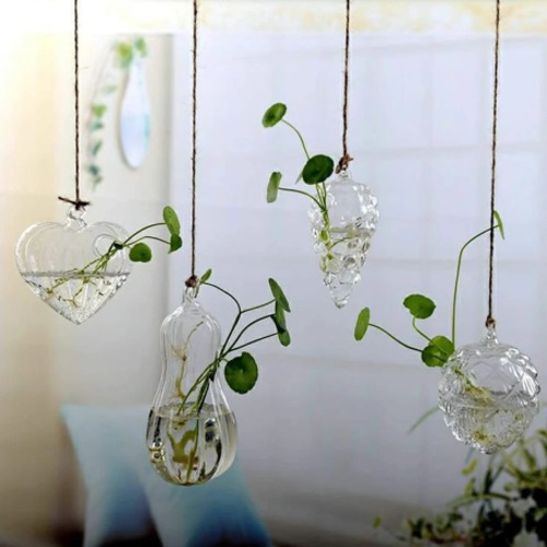 Hanging Plant Holder 20 cm Height, 4.5 cm Width, Modern Design | Matkel Store