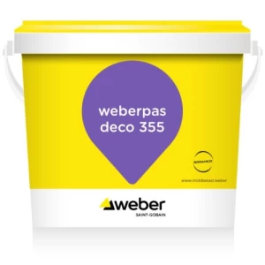 Decorative Weberpas deco 355 Waterproof Paint 20 Kg Gallon | Sodamco-Weber