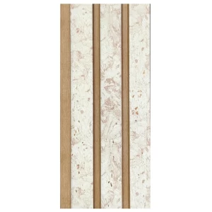 Wood Substitute for Walls Size 120×12×2900 mm Beige with Light Brown | Roafd Alabdaa Company
