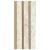   Wood Substitute for Walls Size 120×12×2900  mm Color beige with light brown |  Roafd Alabdaa Company 