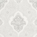 ورق حائط ايطالي مقاس 10 م×1.06 م، لون اوف وايت، موديل 83404