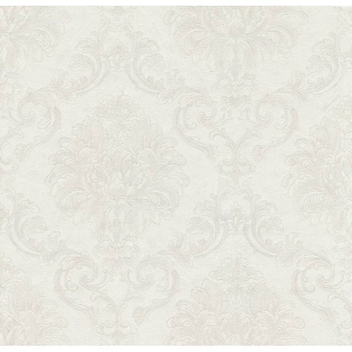 Italian Wallpaper 10m x 0.73m Off White, Model 25007 | Balbaid Decor Company