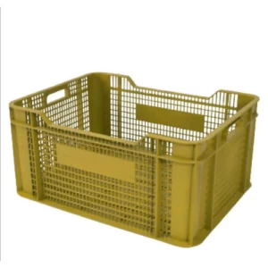 صندوق HDPE بلاستيك 51×39×24 سم، بني ذهبي، موديل 70QAR | مصنع الفريدي للصناعات البلاستيكية