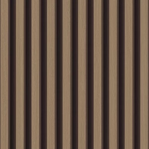 Striped Wallpaper Vinyl Sheath 15.6m x 106cm Brown | Luxury line