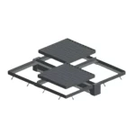 Square, Mild Steel Multiple Gully Grating, Size 1200X1200 mm,     Gray Color | Saudi Cast Factory