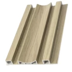 Wall-mounted wood alternative panel, beige color, size 17.8 x 290 cm, model number 178- 065