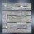 Natural Rough Slate Strips Chinese Stone, size 15x60 cm, gray and black color