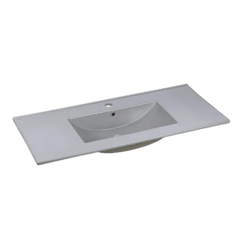 Porcelain Edge Basin 101×46.5×27 cm Grey, Maze Model | Abyat Company