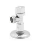 محبس زاوية اسباني نحاس، لون كروم، مقاس 1/2 بوصه