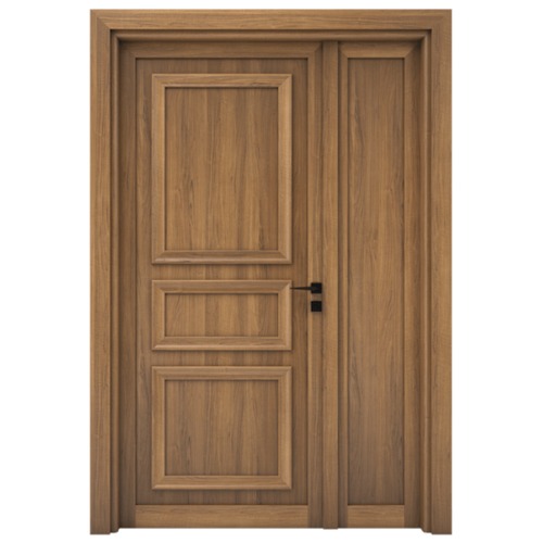 Classic Wooden Door and a Half 160×235 cm, Brown Color | EXO5