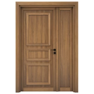 Classic Wooden Door and a Half 160×235 cm, Brown Color | EXO5