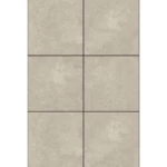 سيراميك بورسلان للأرضيات، مظهر أسمنتي، الأبعاد 60 × 60 سم، لون رمادي فاتح