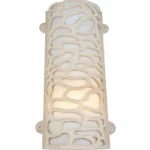 مصباح جداري رخام، 1 لمبات، مقاس 78 × 32 سم، لون بيج