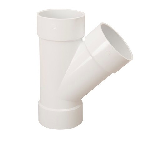 TEE PVC 45° Schedule 40 4 Inch White | Aplaco Arabian Plastic Manufacturing CO.(APLACO)