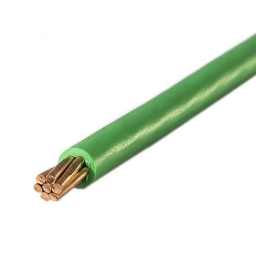 سلك كهرباء مجدول نحاس 2.5 ملم 450/750 فولت معزول PVC لون أخضر | مجموعة كابلات الرياض