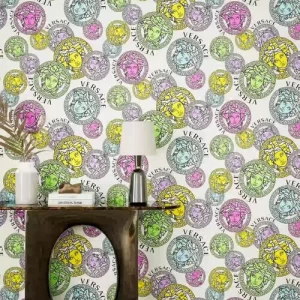 ورق حائط تصميم مودرن طول 10 م عرض 50 سم متعدد الاوان | 38610-1